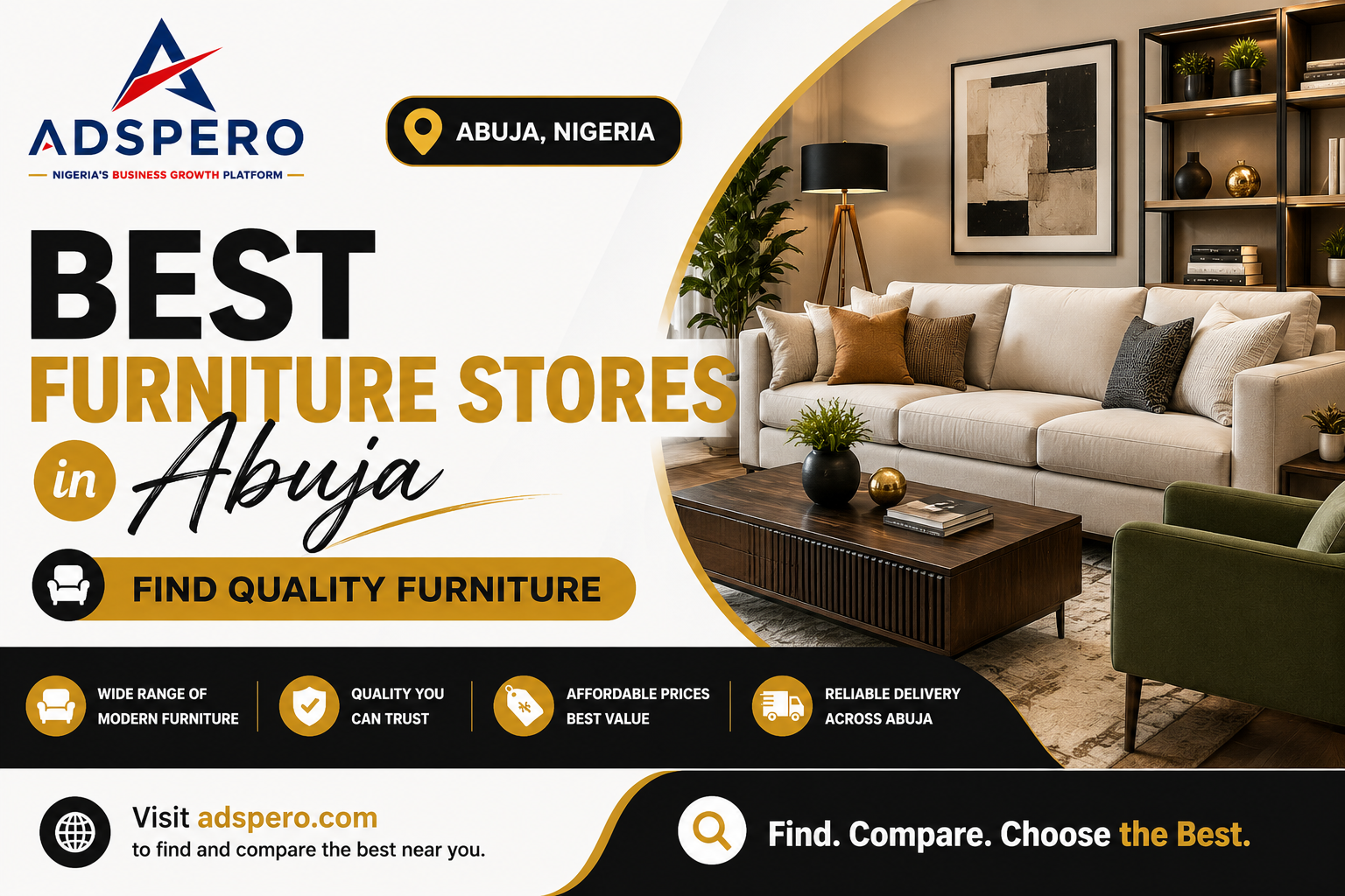 Best Furniture Stores in Abuja | Find Quality Furniture